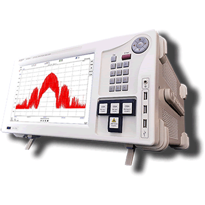 High resolution optical spectrum analyzer OSA (down to 5 MHz / 80 fm) in the telecommunication range and AP2080A series
